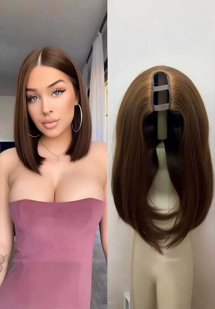 Полупарик из 100% человеческих волос
